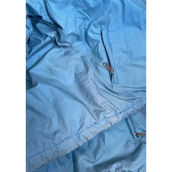 North Face Vintage 80s Down Feather Jacket Puffer Men’s Blue L - Picture 7 of 14